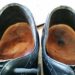 自分で行う革靴の補修：靴のかかと内側の革の破れ編